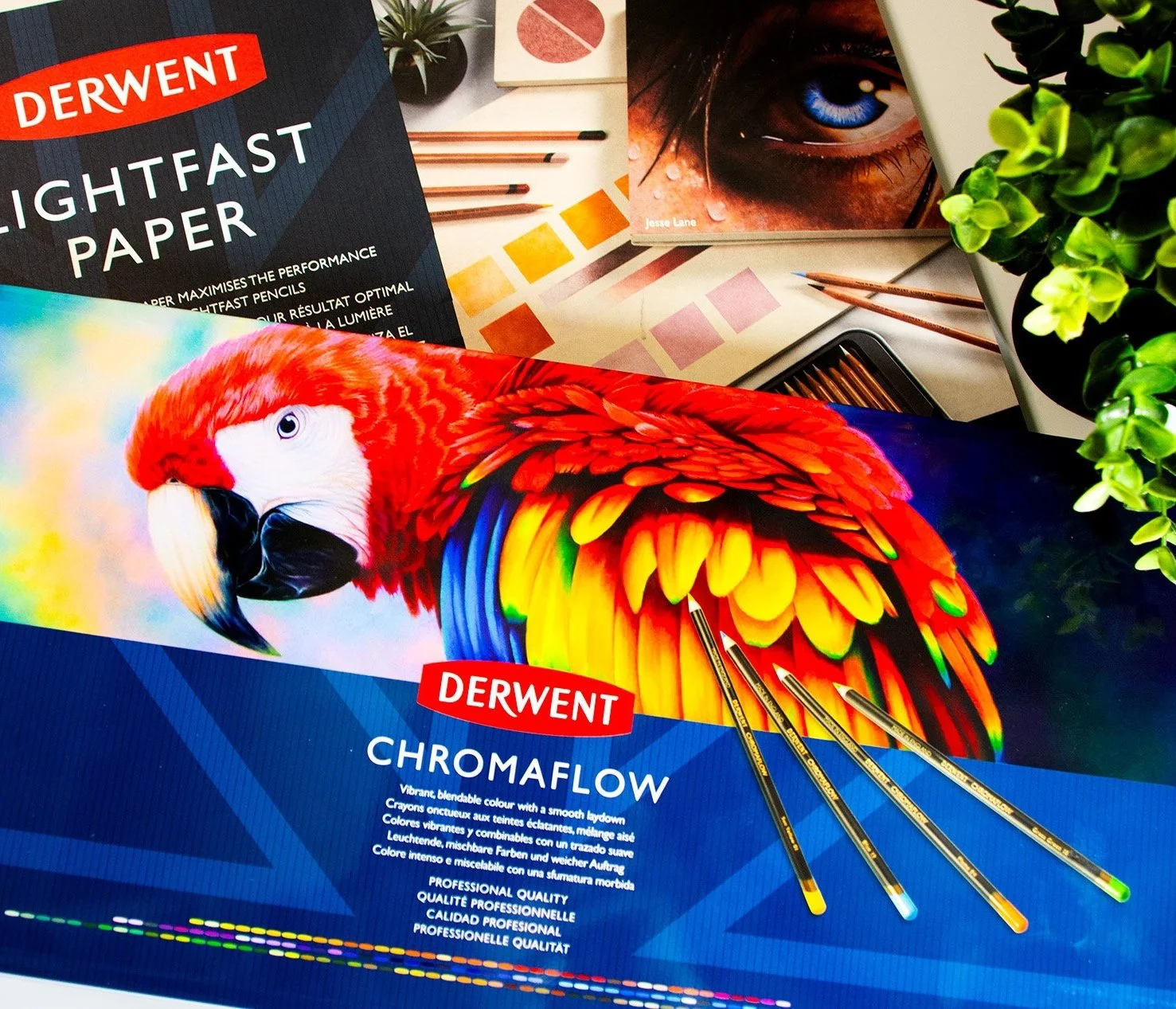 New Derwent Chromaflow 150 Set Of Coloured Pencils — The Art Gear